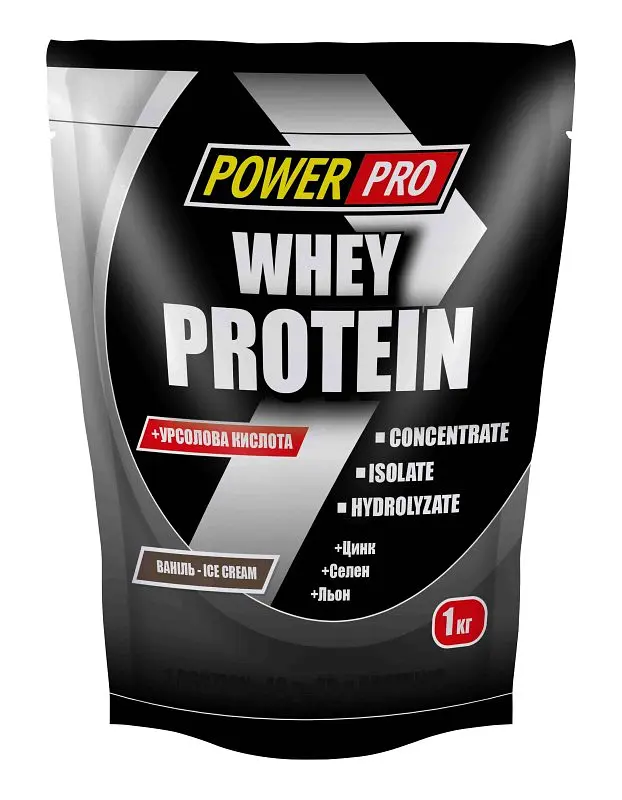 Протеїн Whey Protein, 1 кг Ваніль Power Pro fit0013209