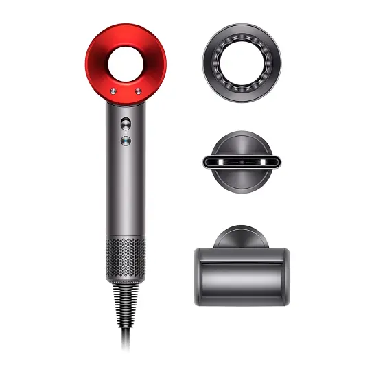 Фен Dyson HD08 Supersonic Nickel/Red (565266-01) - фото 2