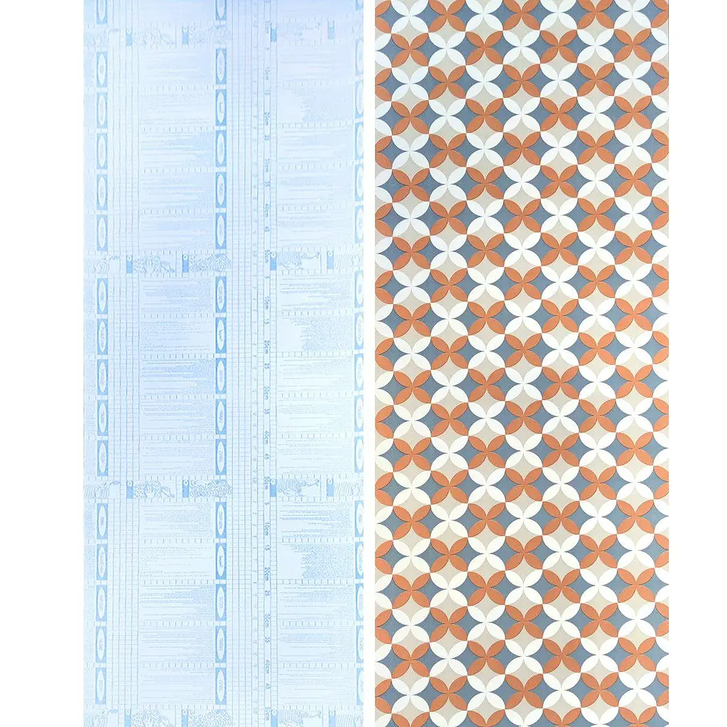 Самоклеюча плівка Sticker Wall 0.45х10м х 0.07мм Помаранчеві квіти SW-00001220 - фото 4