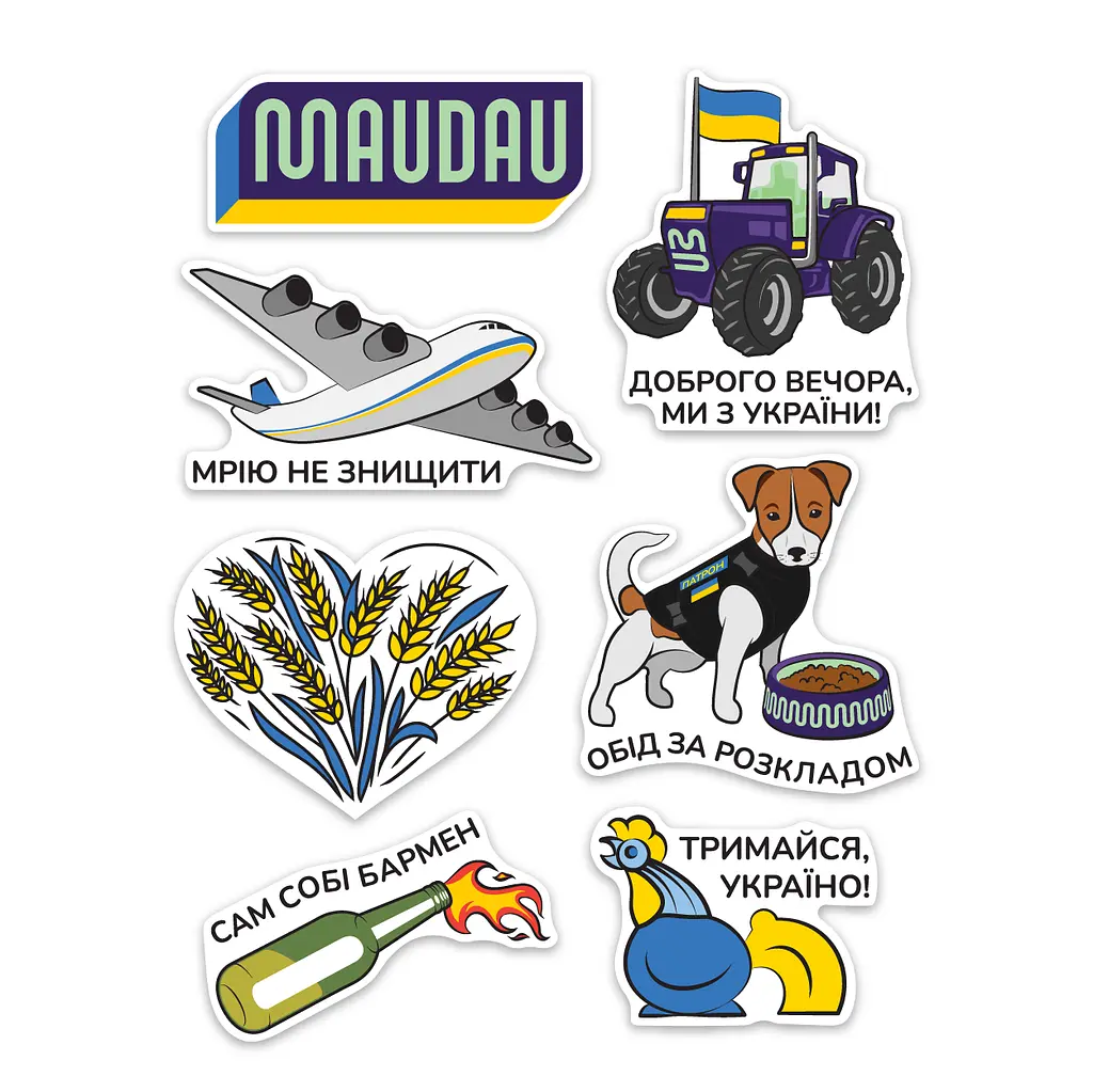 Набір наліпок MAUDAU - Стікери вдячності - фото 2