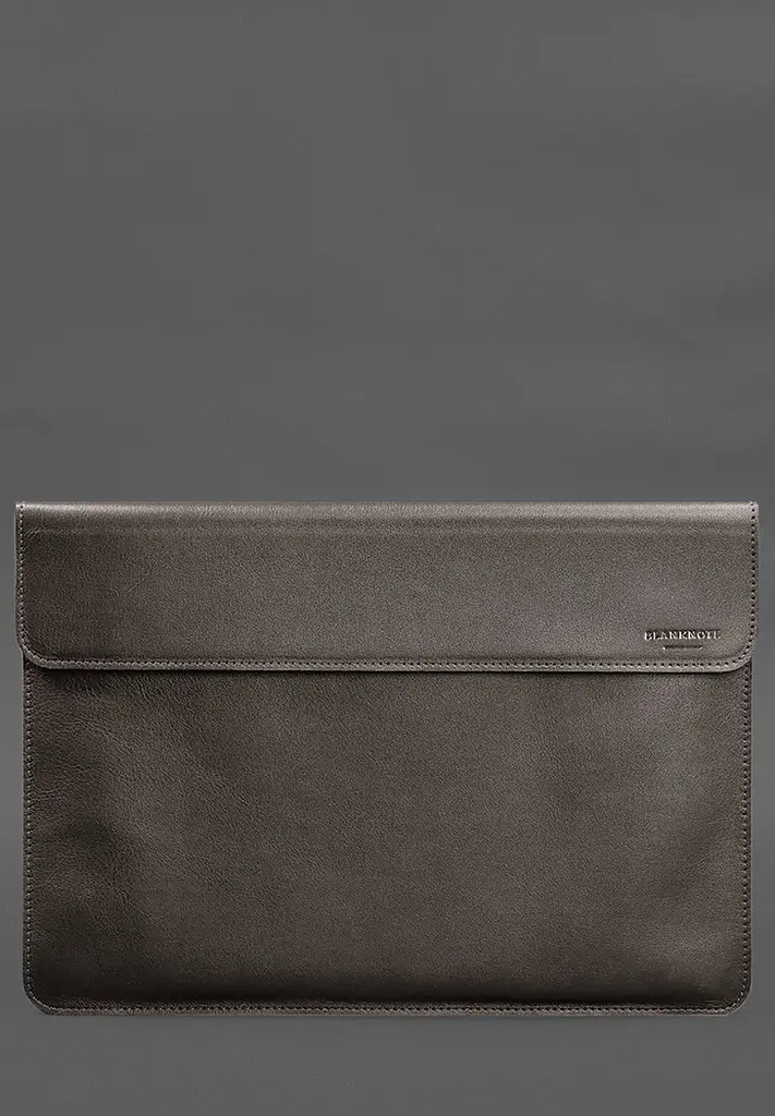 Кожаный чехол-конверт BlankNote на магнитах для MacBook Air 15 (2023) Темно-бежевый - фото 2
