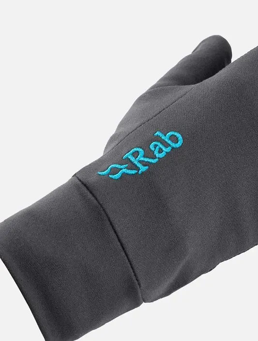 Рукавички жіночі Rab Flux Liner Glove Womens S Темно-сірий - фото 3