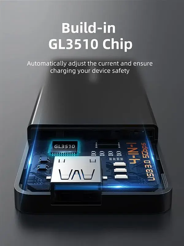 USB-хаб Cabletime CB02B 4 ports - фото 4