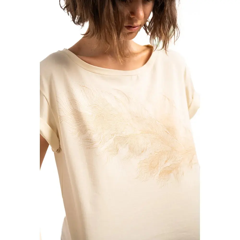 Футболка жіноча Turbat Misool Women XL Бежевий - фото 2