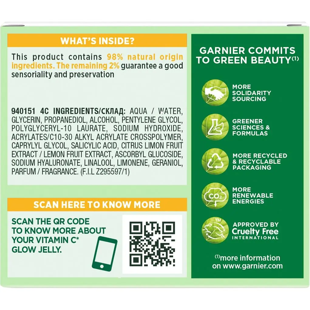 Зволожуючий гель Garnier Skin Naturals з вітаміном С, 50 мл - фото 10