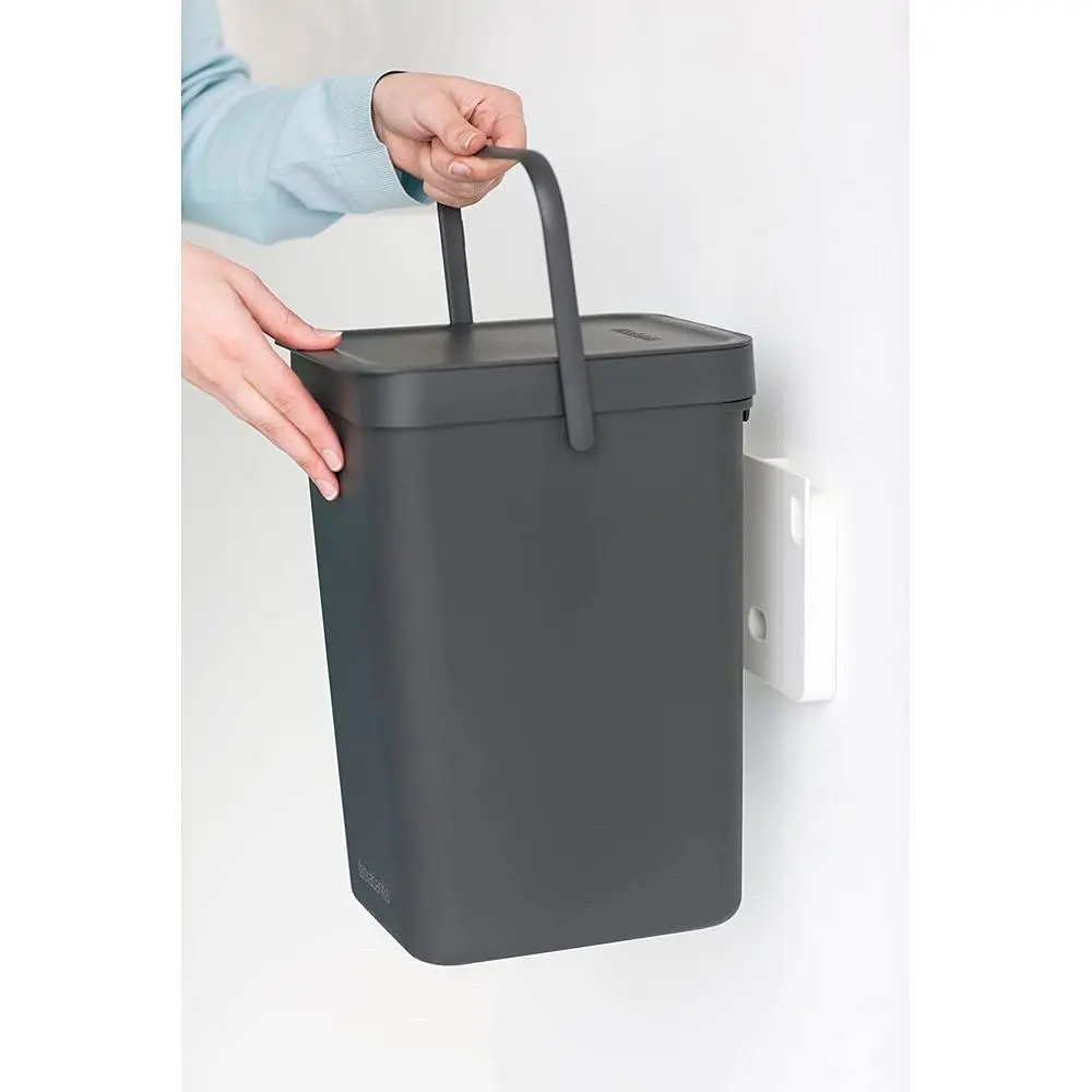 Відро для сміття Brabantia Sort&Go темно-сіре 12 л (109805) - фото 3