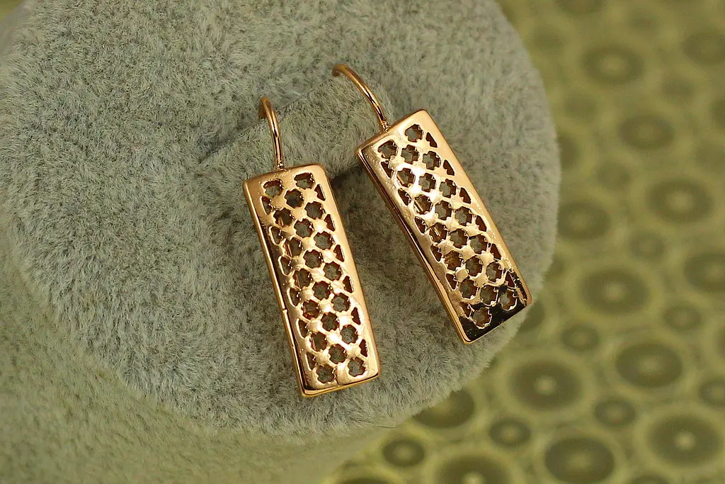 Сережки Xuping Jewelry Сповідь 2.7 см золотисті - фото 3