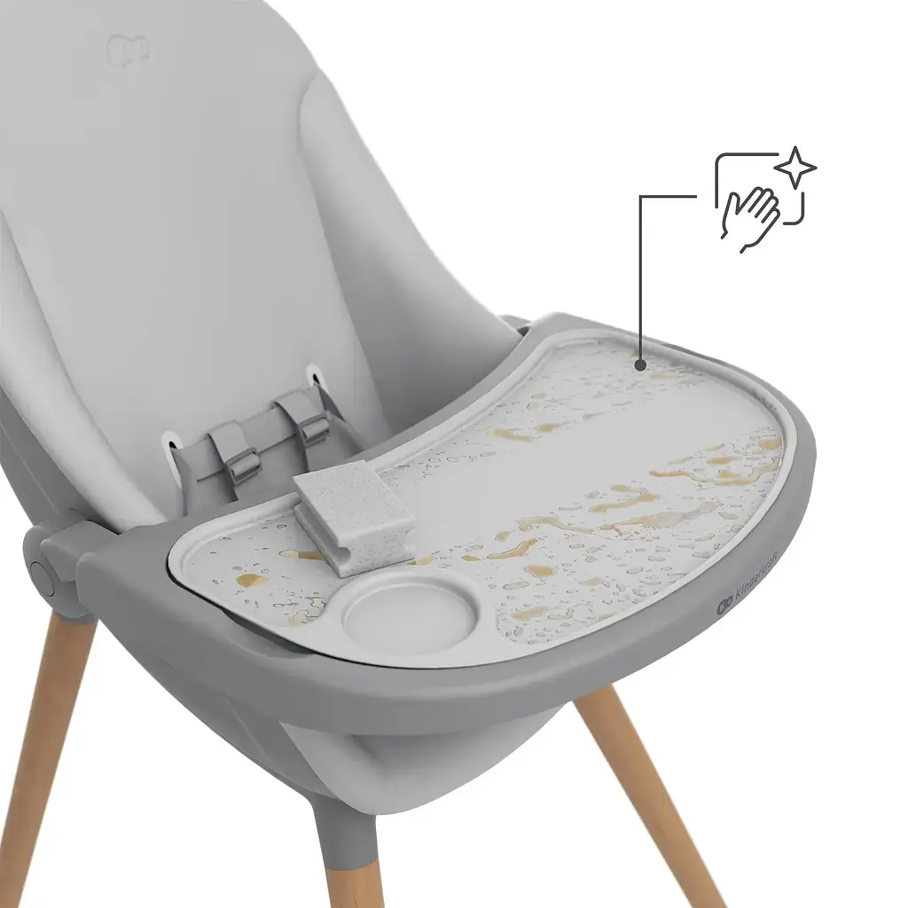 Стільчик для годування 2 в 1 Kinderkraft Fini Up Grey (KHFINIUPGRY0000) - фото 7
