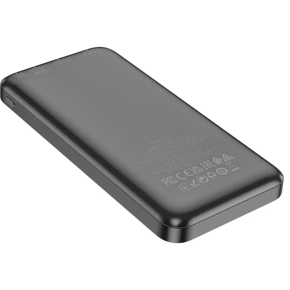 Внешний аккумулятор Power Bank Hoco J101 10000 mAh 22.5W черный - фото 3