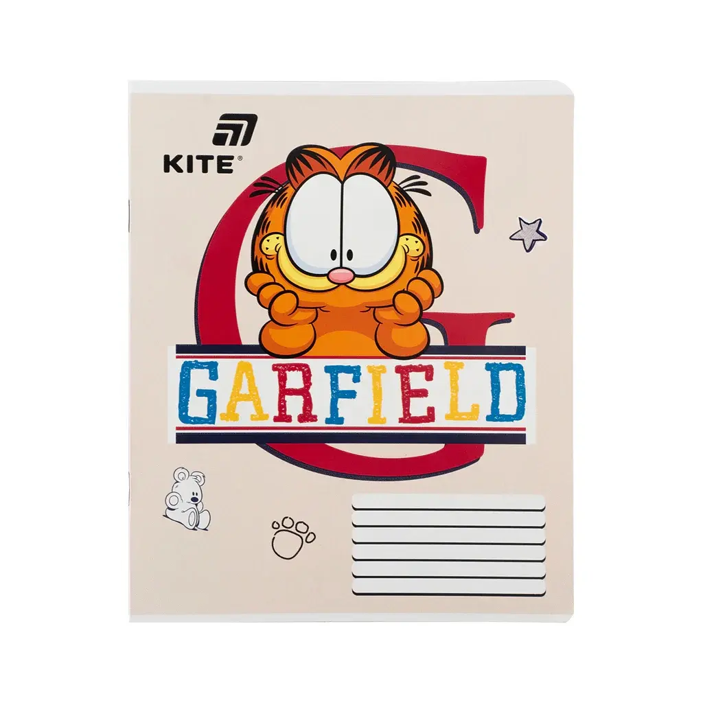 Зошит Kite Garfield, 18 аркушів, клітинка (GF26-236) - фото 4