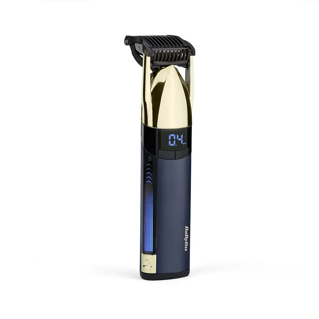 Тример Super-X Metal Series Navy&Gold Edition, для голови, вусів та бороди, акум., насадок- BaByliss teh0017670 - фото 4