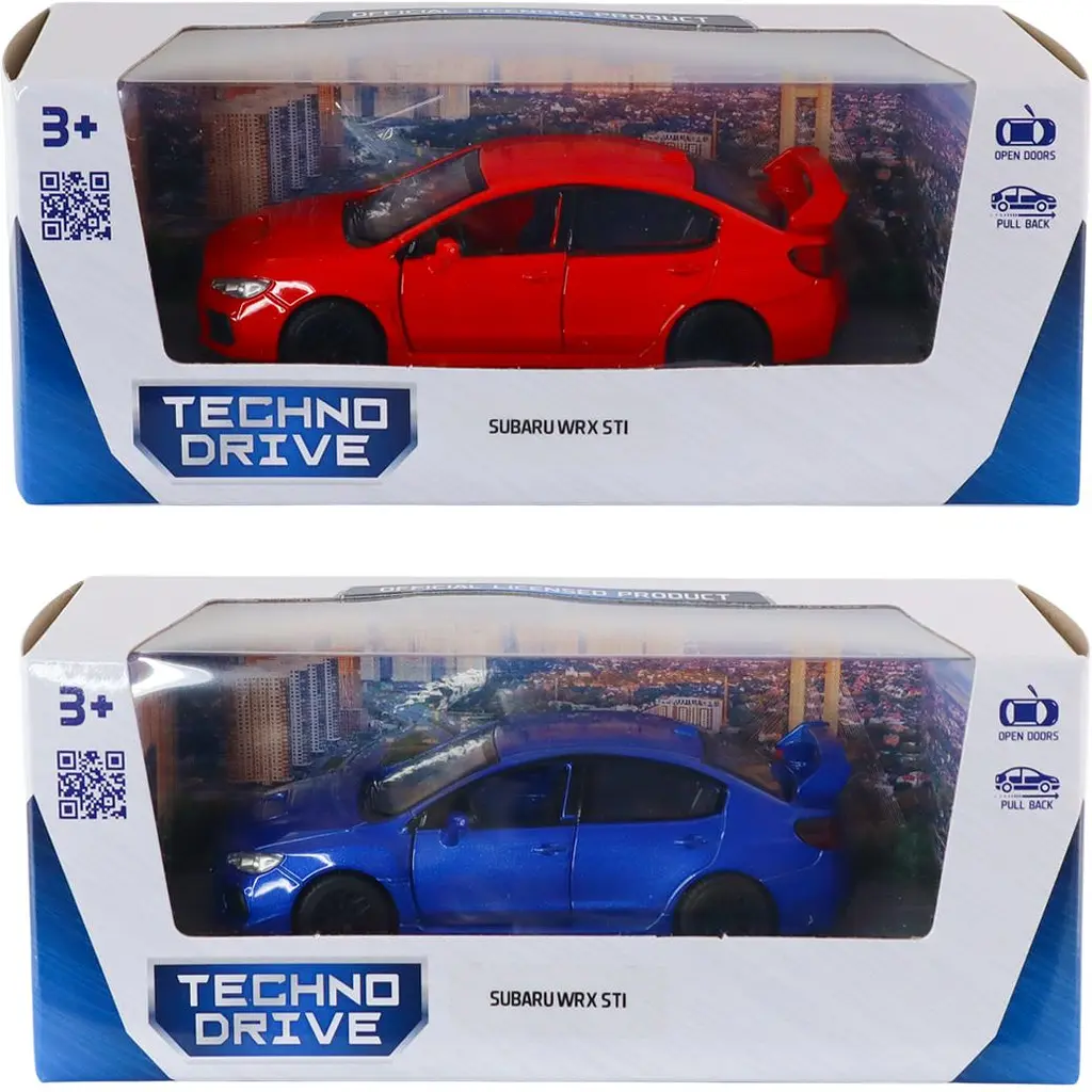 Іграшковий автомодель TechnoDrive Subaru WRX STI в асортименті (260008)