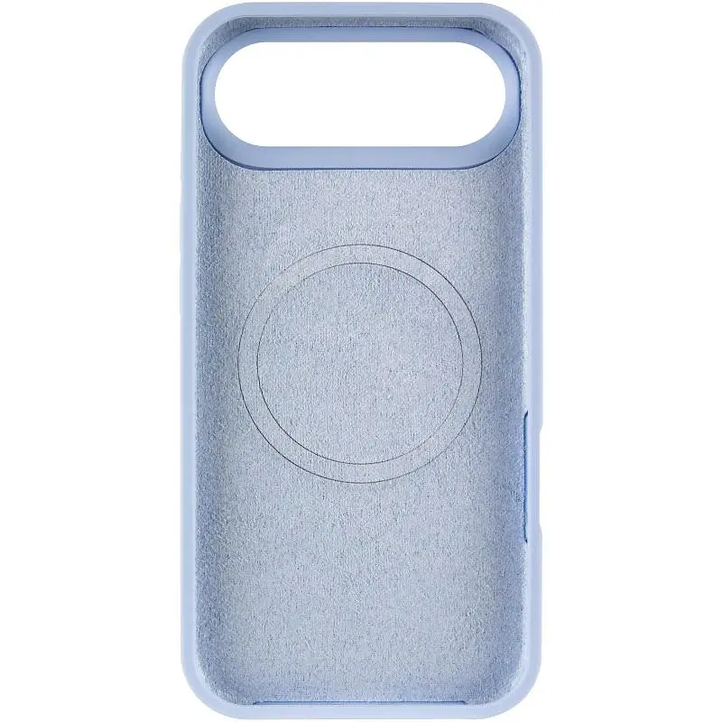 Чохол Epik Silicone Case Full Protective (AA) V2 with MagSafe для Apple iPhone 17 Air (6.5) Блакитний / Lilac Blue - фото 3