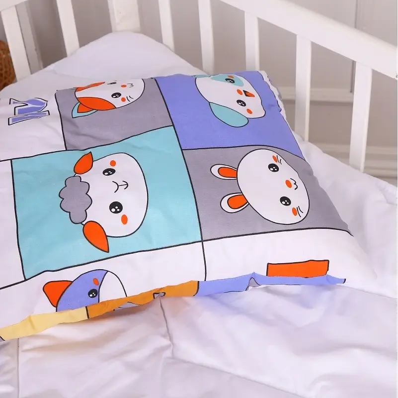Набір антиалергенний MirSon зима Kids Time 20-0039 Zoo alphabet 140x205 см EcoSilk: ковдра з подушкою (2200009665752) - фото 8