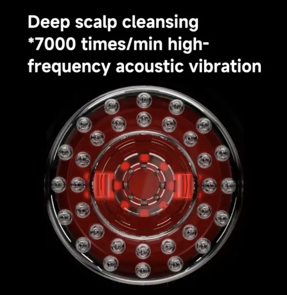 Масажний гребінець DOCO Red Scalp Care Instrument SC001 - фото 5