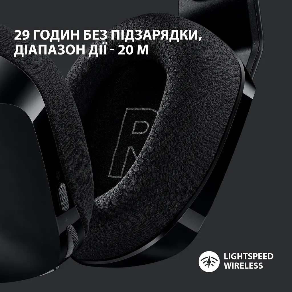 Навушники Logitech G733 Lightspeed Wireless RGB Gaming Headset Black (981-000864) - фото 3