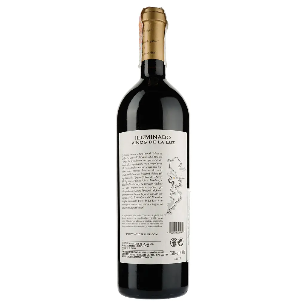 Вино La Luz Iluminado Vinos de La Luz Toscana красное сухое 14% 0.75 л - фото 2