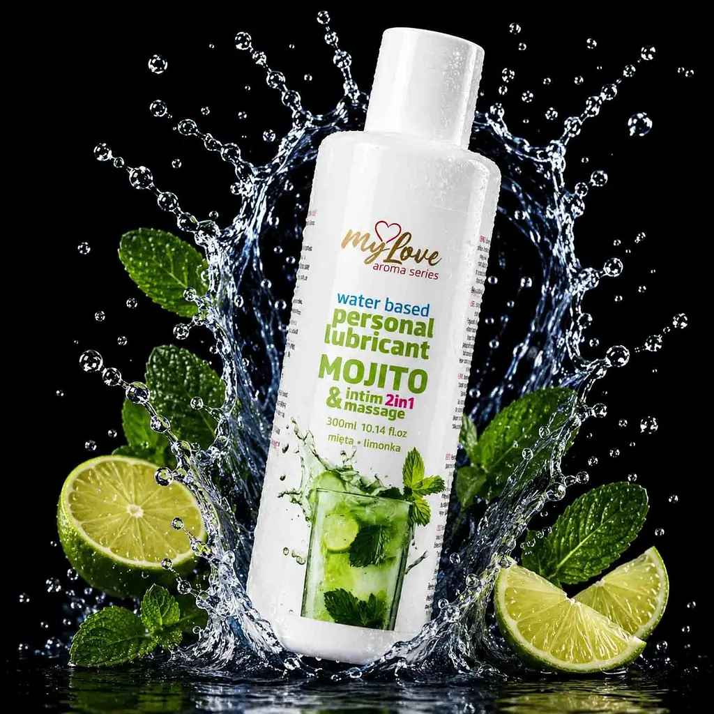 Лубрикант MyLove Aroma Series IntimMassage 2in1 Mohito, 300 мл - фото 2