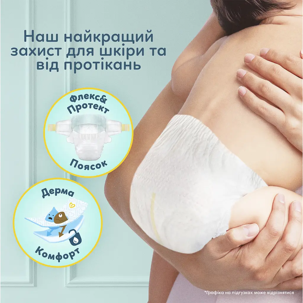 Підгузки Pampers Premium Care Розмір 3 (6-10 кг) 120 шт. - фото 3