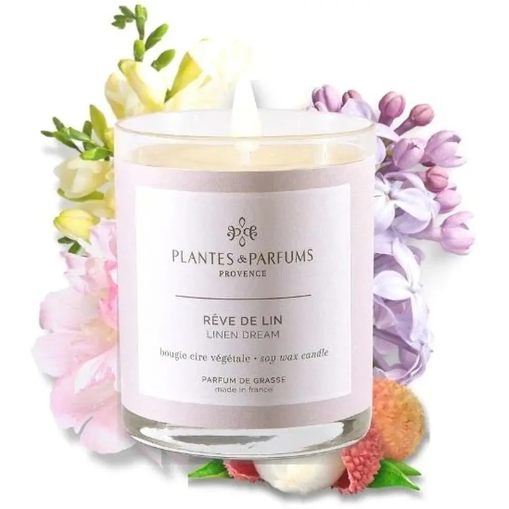 Ароматична свічка Plantes & Parfums Reve de Lin 180 г - фото 2