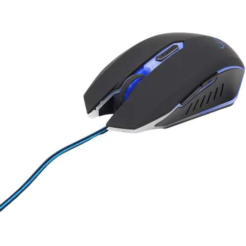 Миша Gembird MUSG-001-B LED Blue - фото 1