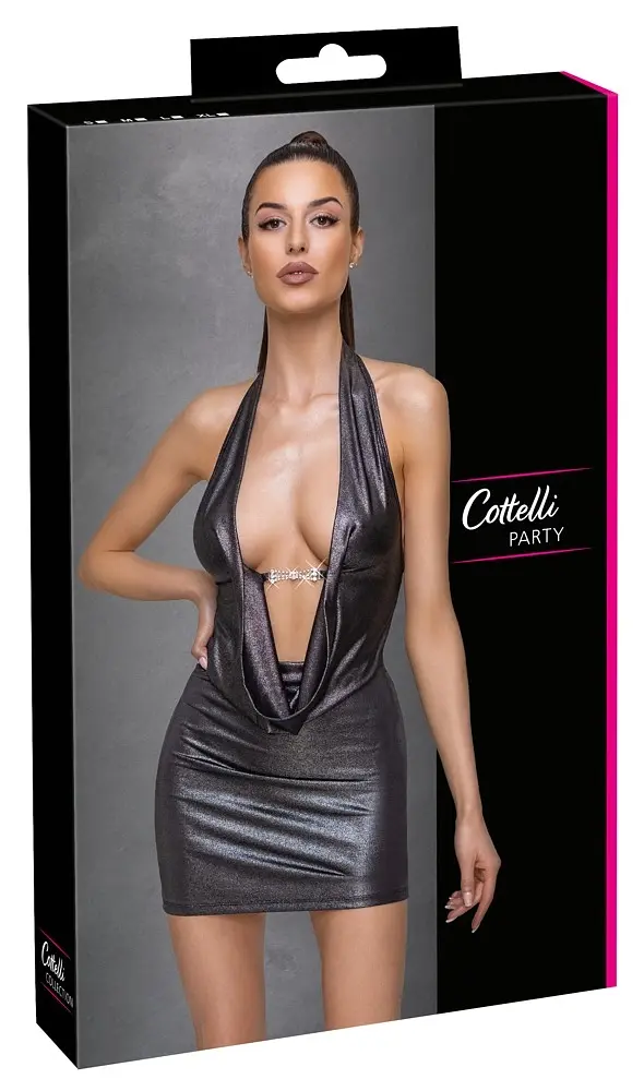 Міні-сукня Cottelli Party Silver S (сірий) - фото 7