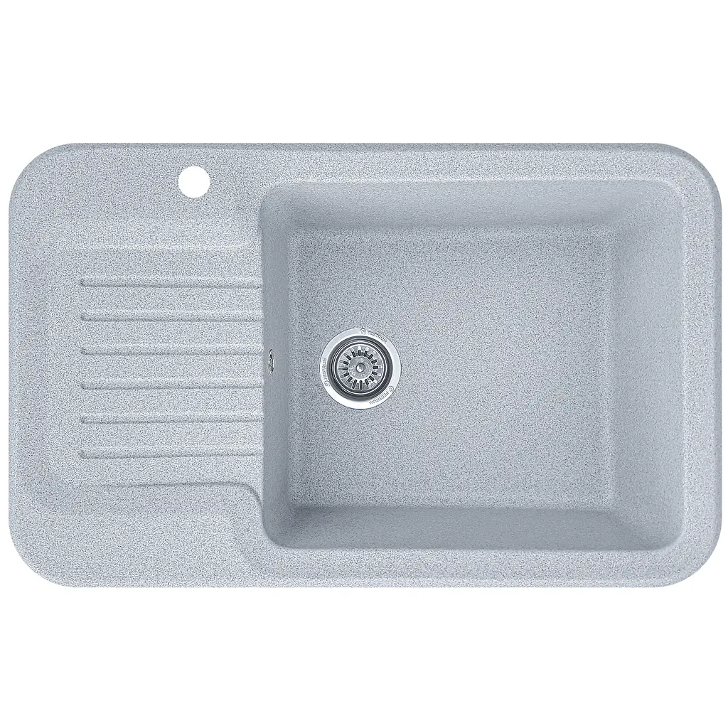 Мойка кухонная Valetti 55N гранитная 810х510 мм серая - фото 3