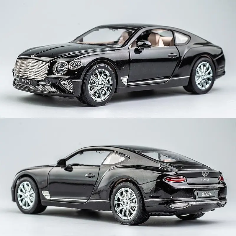 Колекційна металева модель автомобіля АвтоЕксперт Bentley Continental GT з інерцією, світлом та звуком 1:24 - фото 4