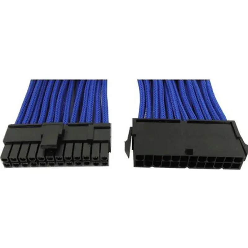 Кабель Gelid Solutions 24-pin ATX, 30см синій (CA-24P-03) - фото 2