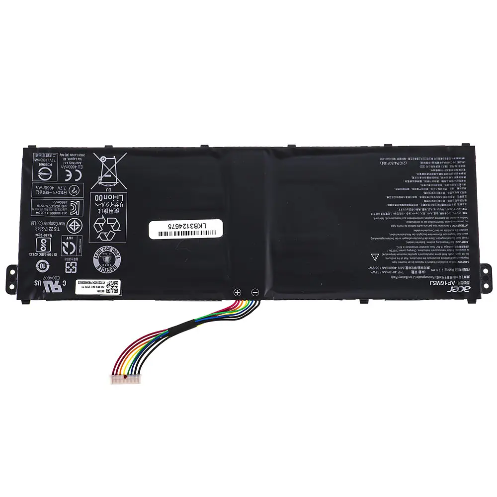 Акумулятор для ноутбука Acer AP16M5J (Aspire ES1-523, ES1-532G, ES1-533, ES1-732) 7.7V 4810 mAh 37Wh Black (KT.00205.006) - фото 3