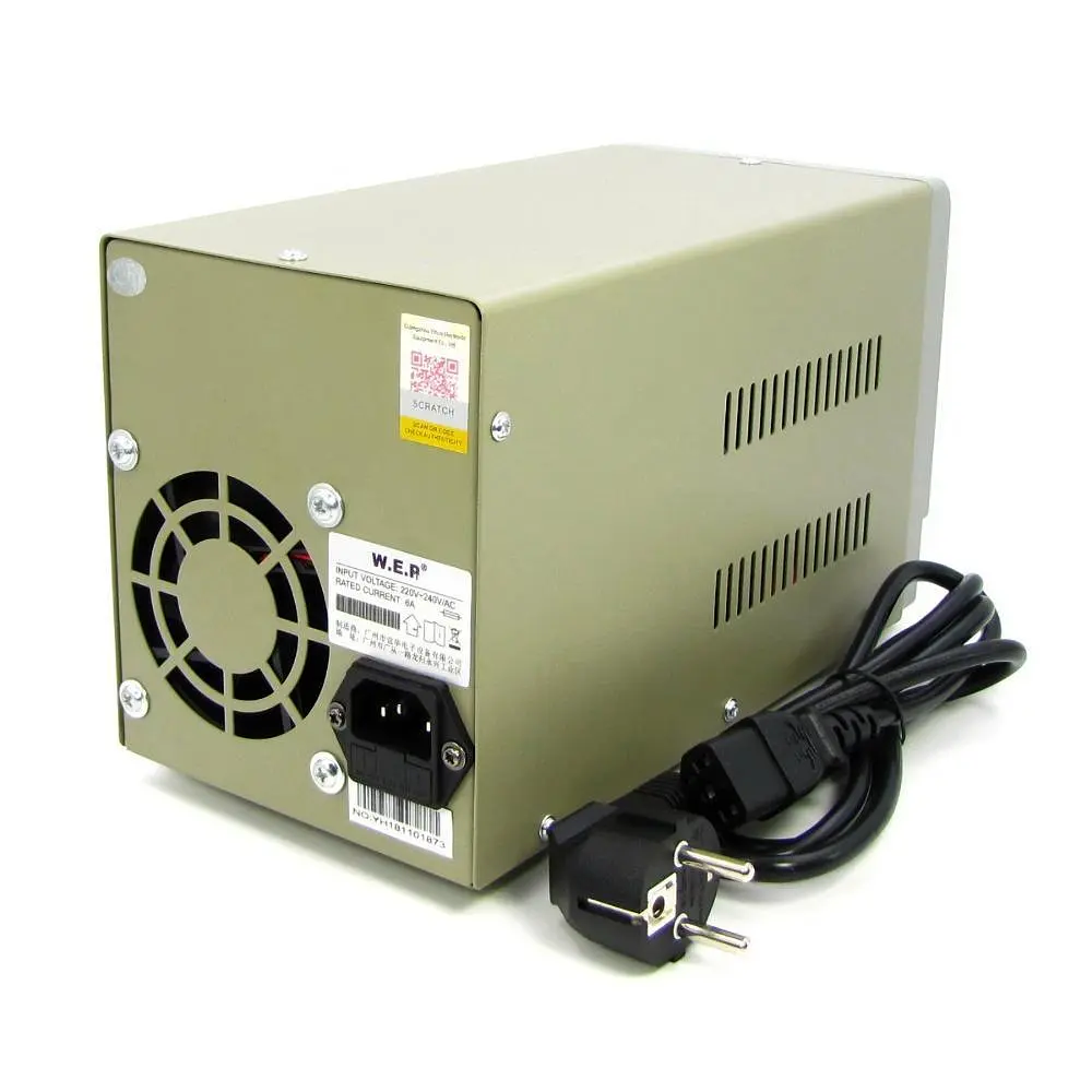 Блок живлення лабораторний WEP PS-305D-I 30V 5A цифрова індикація - фото 2