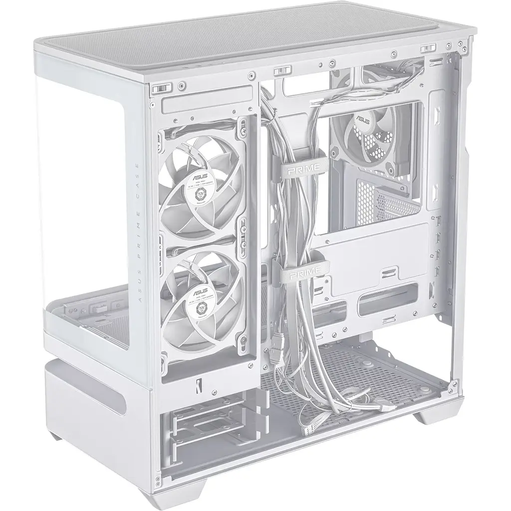 Корпус Asus Prime AP202 ARGB Tempered Glass White (90DC00P3-B19000) [146495] - фото 9