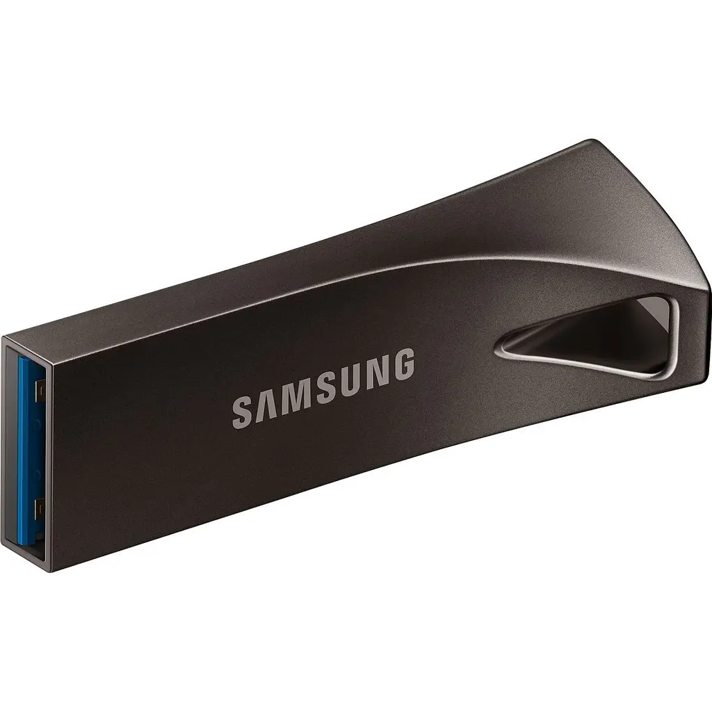 USB флеш-накопичувач Samsung Bar Plus 128GB USB-A 3.1 Titan Gray (MUF-128BE4/APC) [136853] - фото 3