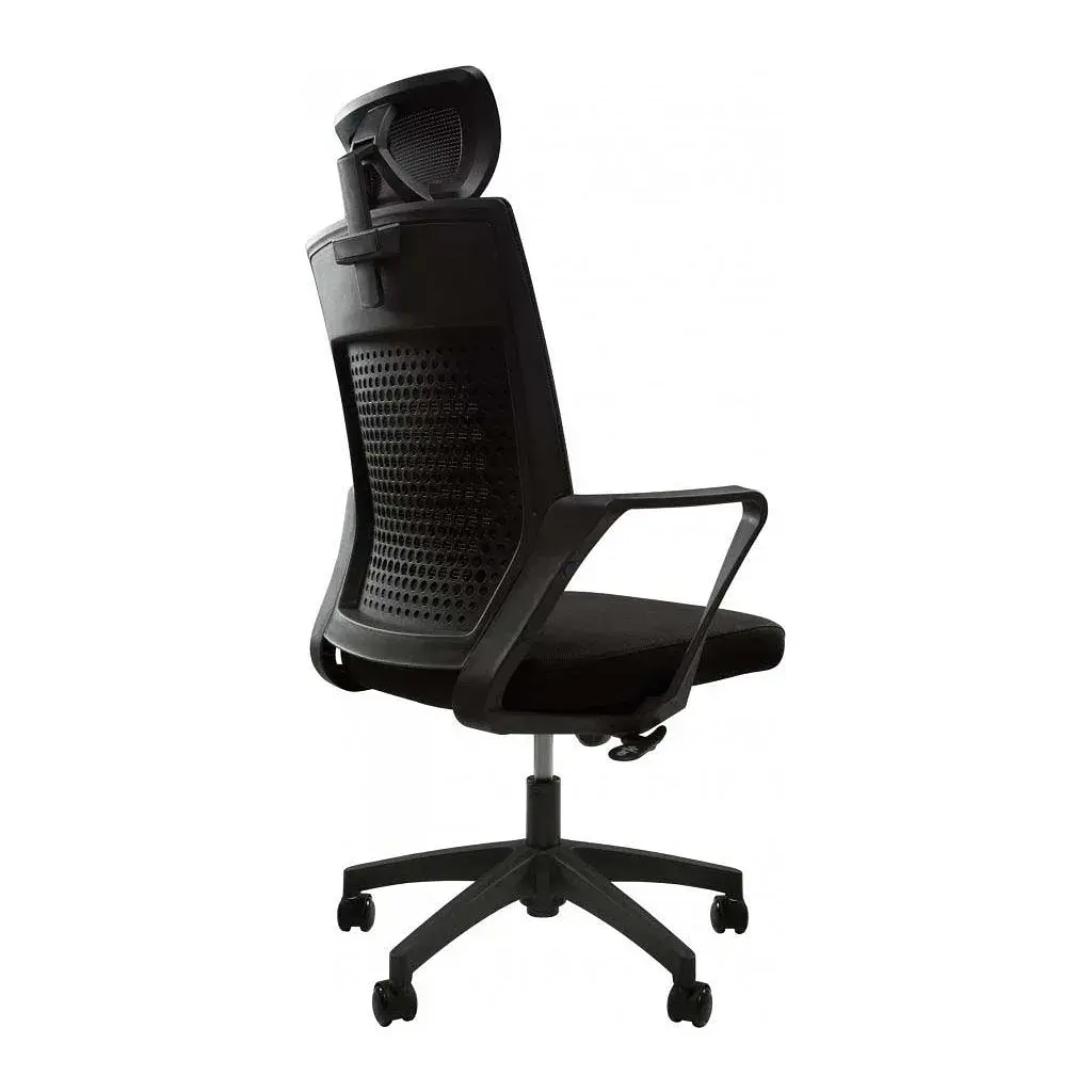 Офісне крісло GT Racer B-114H Black - фото 4