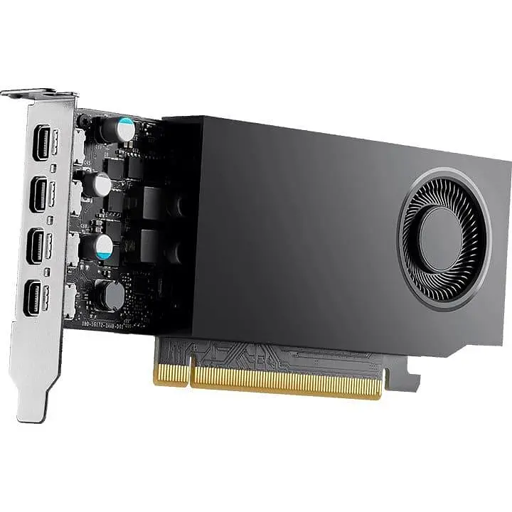 Видеокарта PNY RTX A400 4GB PRO 64B (VCNRTXA400-SB) (GDDR6, 64 bit, PCI-E v4.0 x8) - фото 2