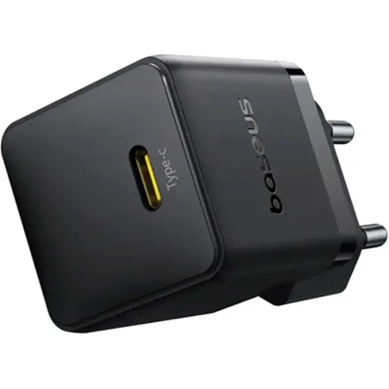 Зарядний пристрій Baseus Palm Fast Charger 1C 20W + Cable 1.0m Type-C 60W black (P10111602113-01) - фото 2