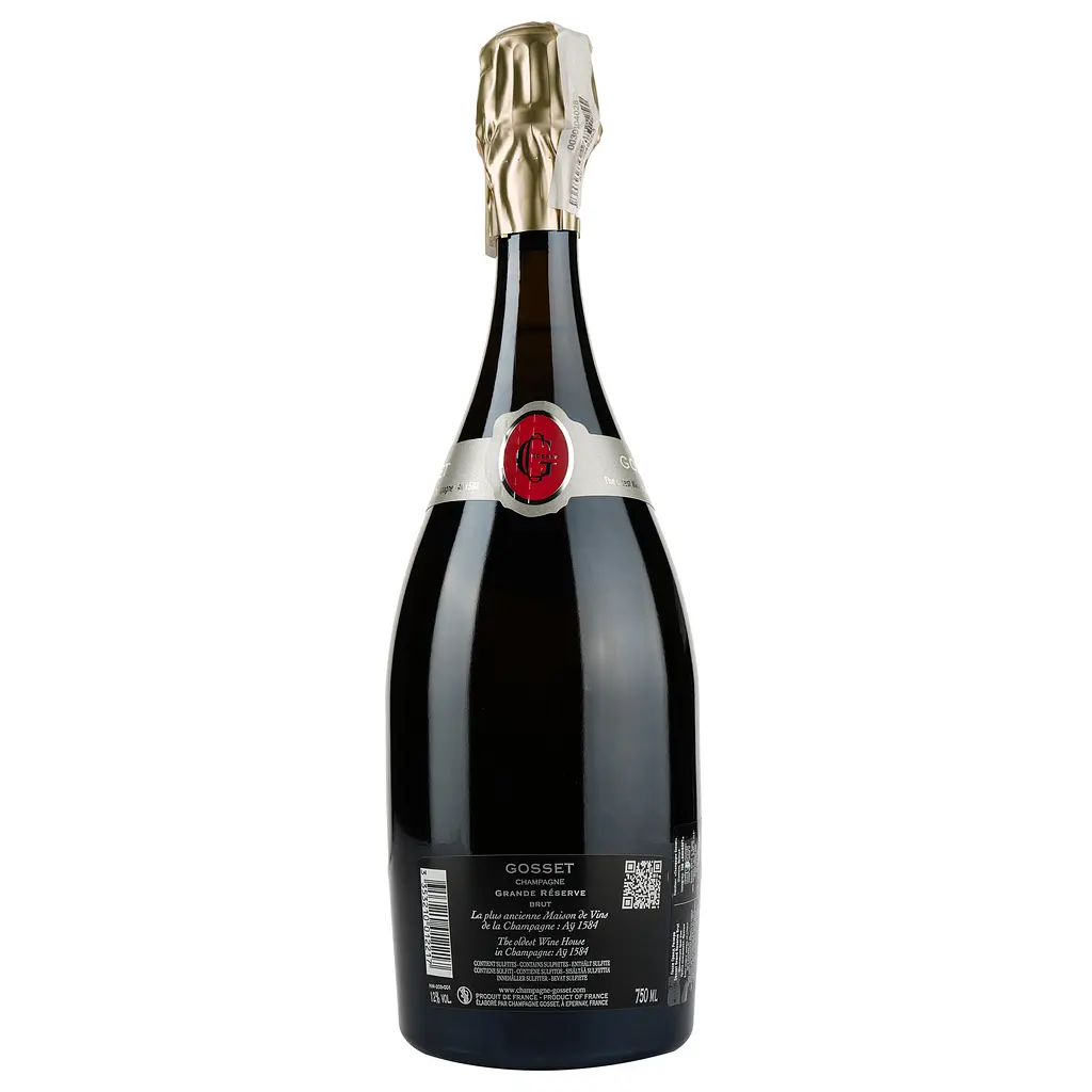 Шампанское Gosset Grand Reserve, белое, брют, AOP, 12%, 0,75 л - фото 2