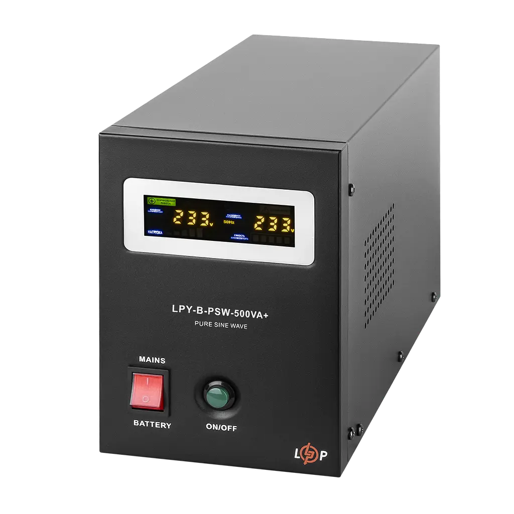 ДБЖ з правильною синусоїдою 12V LPY-B-PSW-500VA+ (350Вт) 5A/10A - фото 5