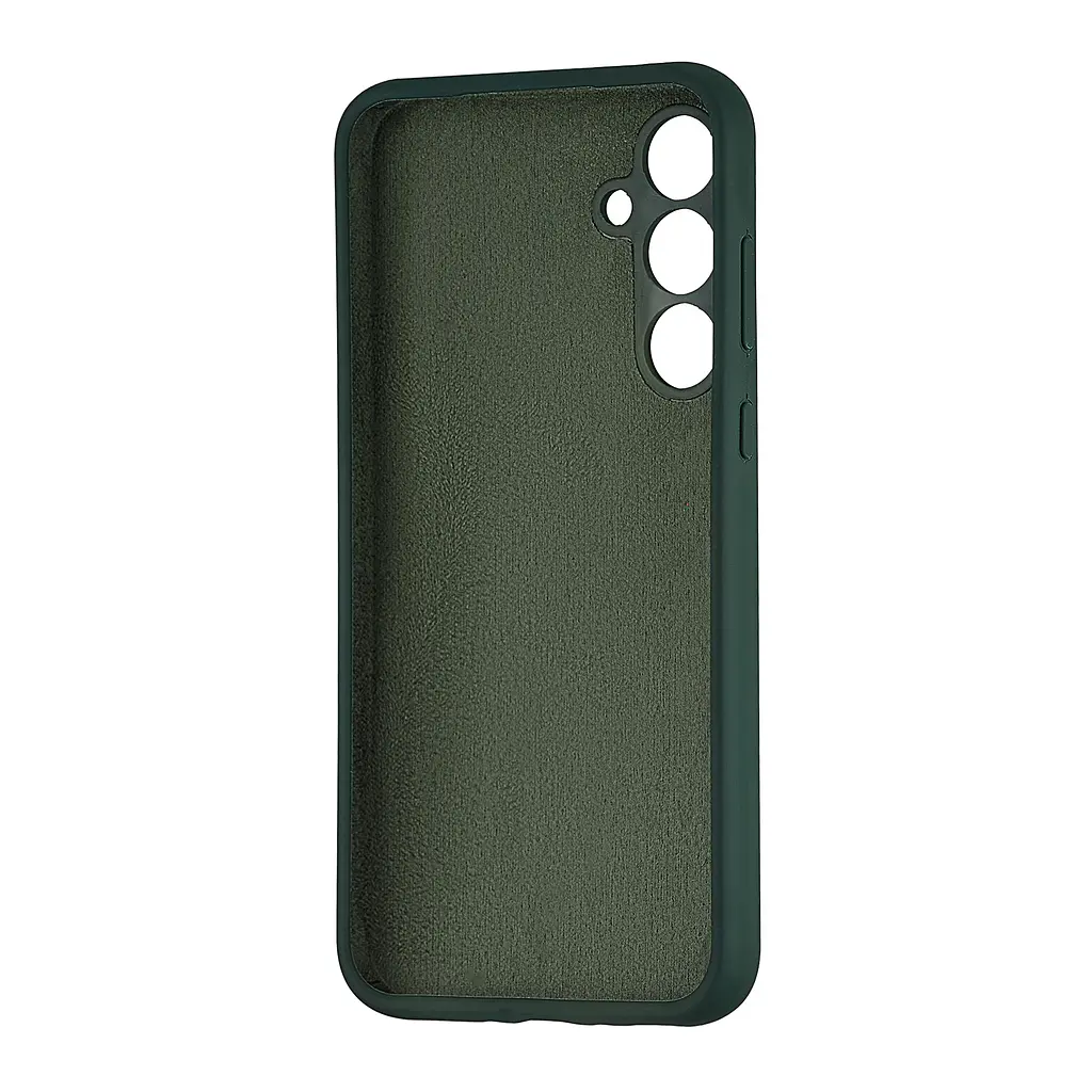 Чохол Silicone Case Samsung A35 (A356) Dark Green - фото 2