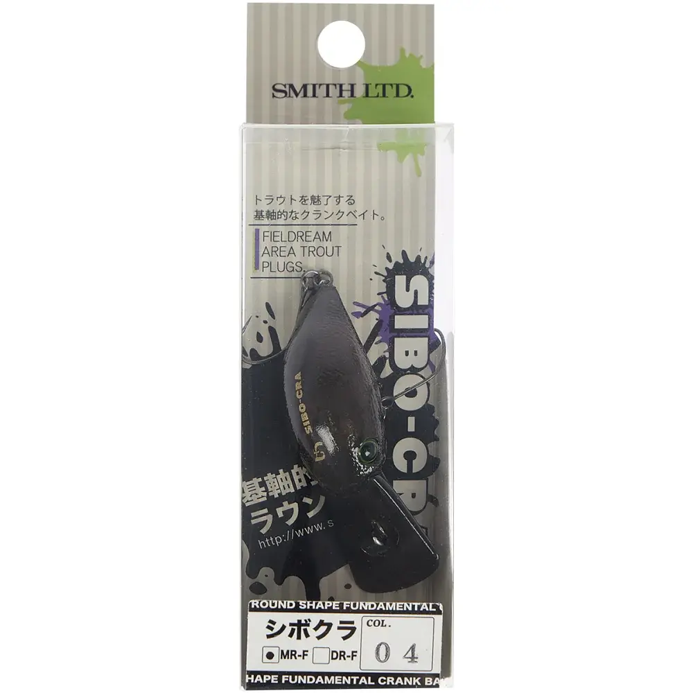 Воблер Smith Sibo-Cra MR-F 34mm 3.2g #04 Chikukou Brown - фото 2