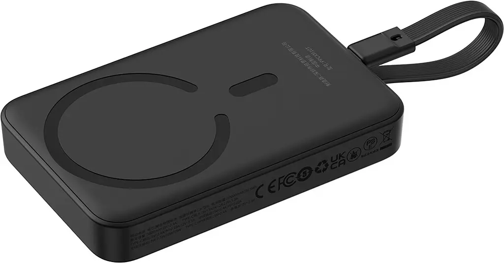 Портативний акумулятор Baseus Magnetic Mini Type-C Edition 30W 10000mAh black (P1002210B113-00) - фото 4