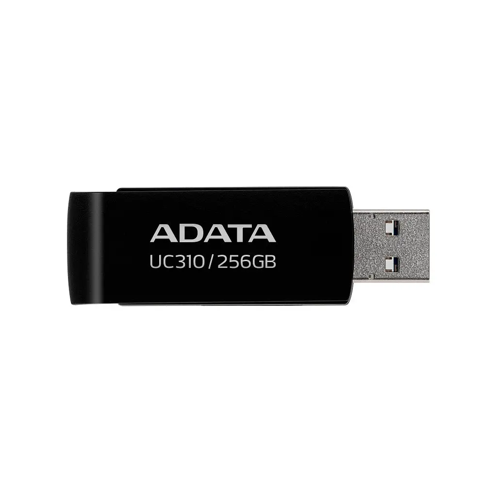 USB флеш накопитель ADATA 256GB UC310 Black USB 3.0 (UC310-256G-RBK) - фото 2
