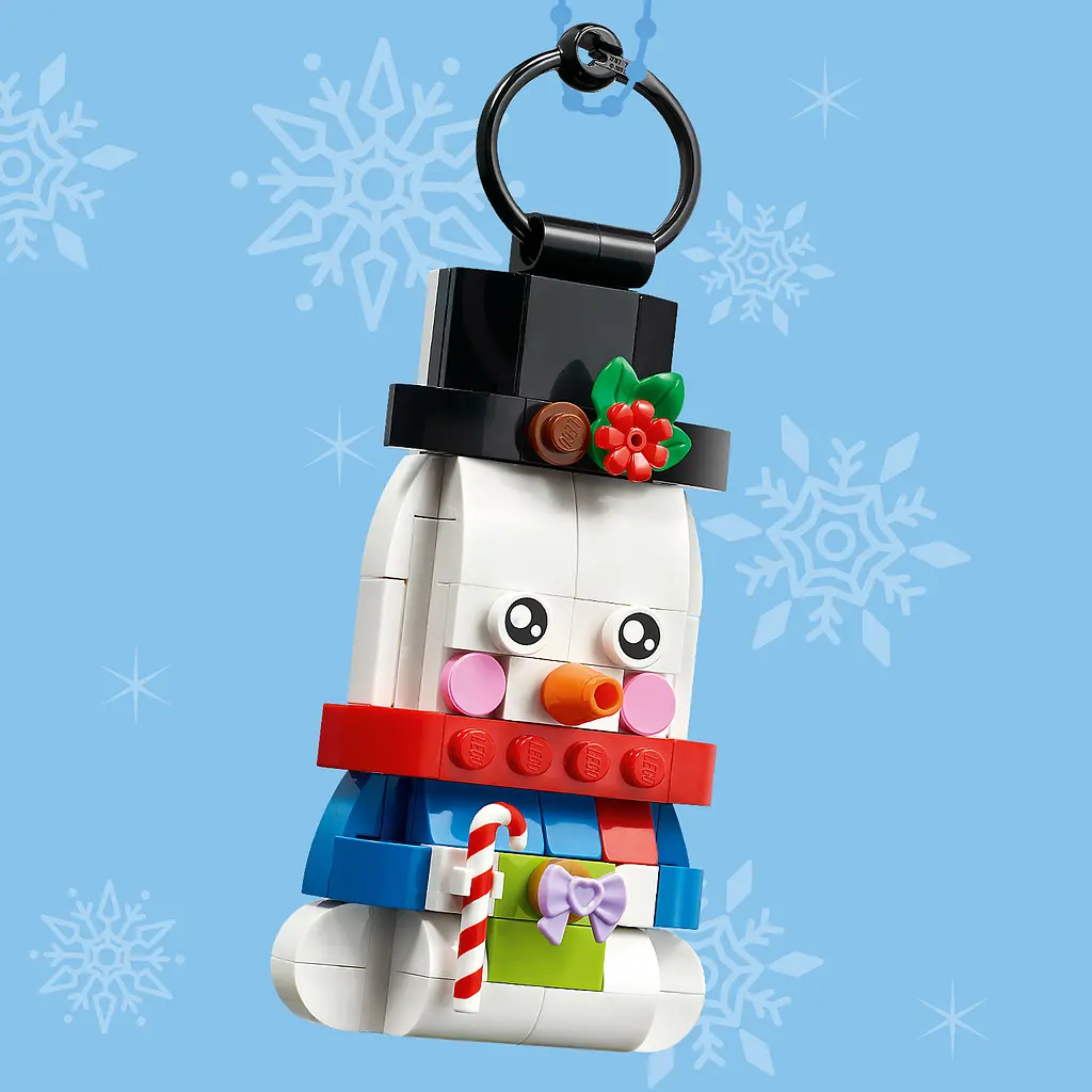 Конструктор LEGO Iconic Прикраси зі сніговиком 168 ел. (40812) - фото 8