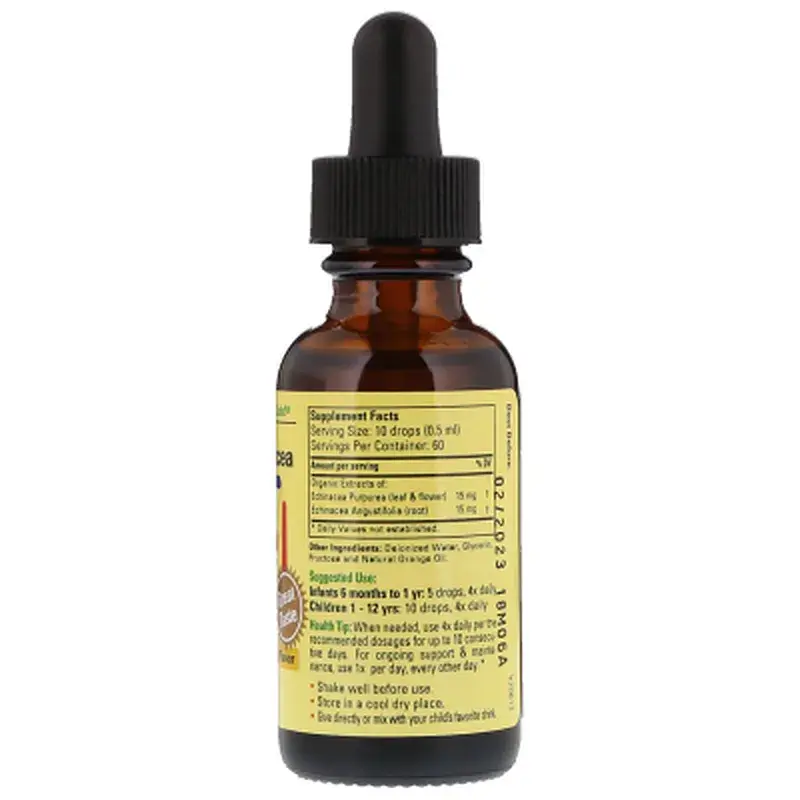 Трави ChildLife Рідка ехінацея для дітей з апельсиновим смаком, Echinacea (CDL-10100) - фото 2