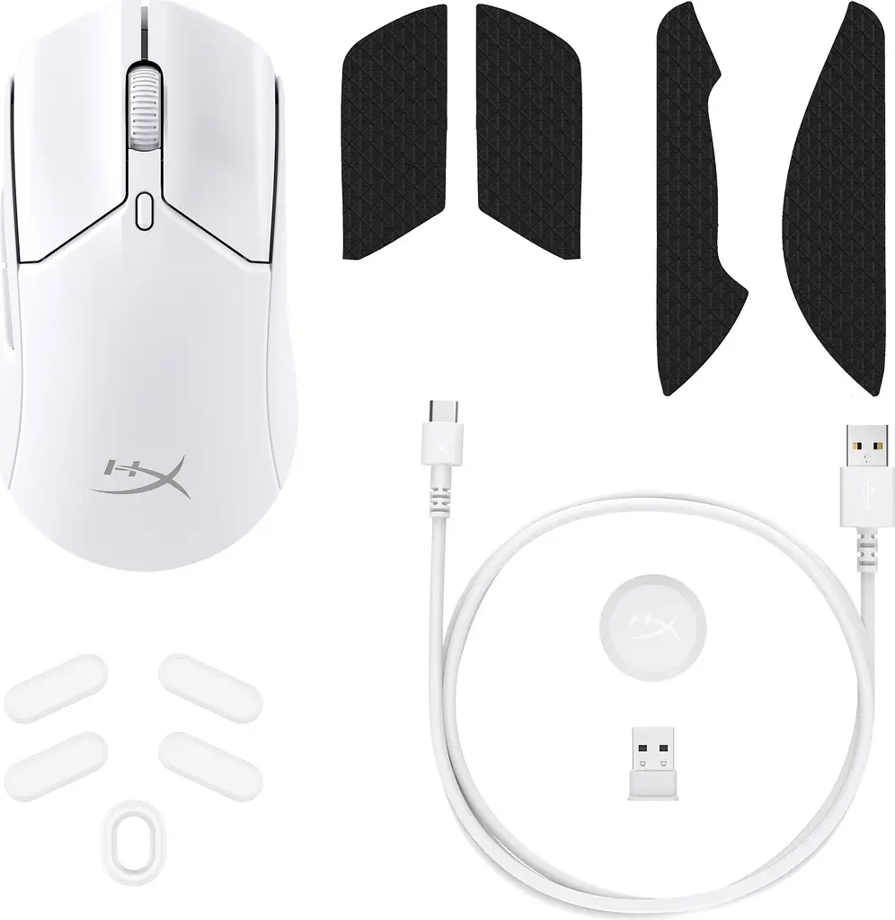Миша HyperX Pulsefire Haste 2 Wireless White (6N0A9AA) [86119] - фото 8