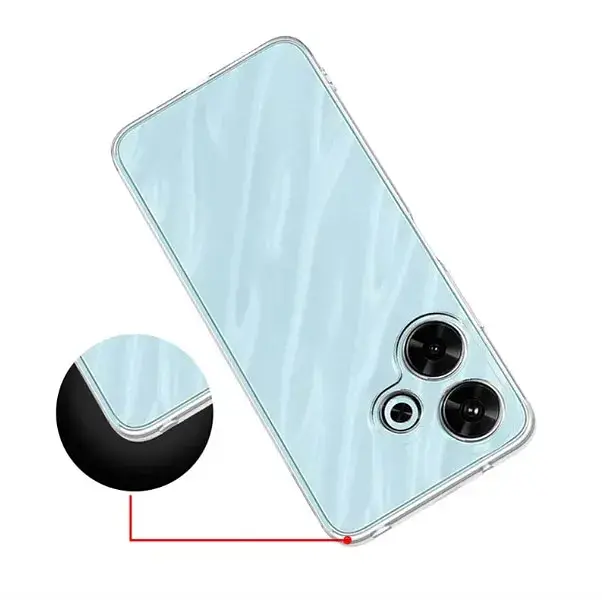 Силіконовий чохол BeCover для Xiaomi Redmi 13 Transparancy (711547) - фото 4