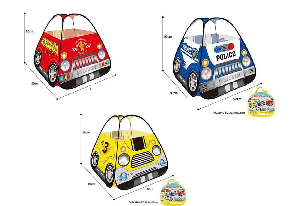 Дитячий саморозкладний намет-машинка Car Tent 90x90x90 см (JY2109/2110/2111)