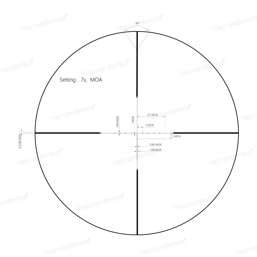 Оптический прицел Vector Optics Matiz 2-7x32 (25,4 мм) SFP VOW-MOA - фото 3