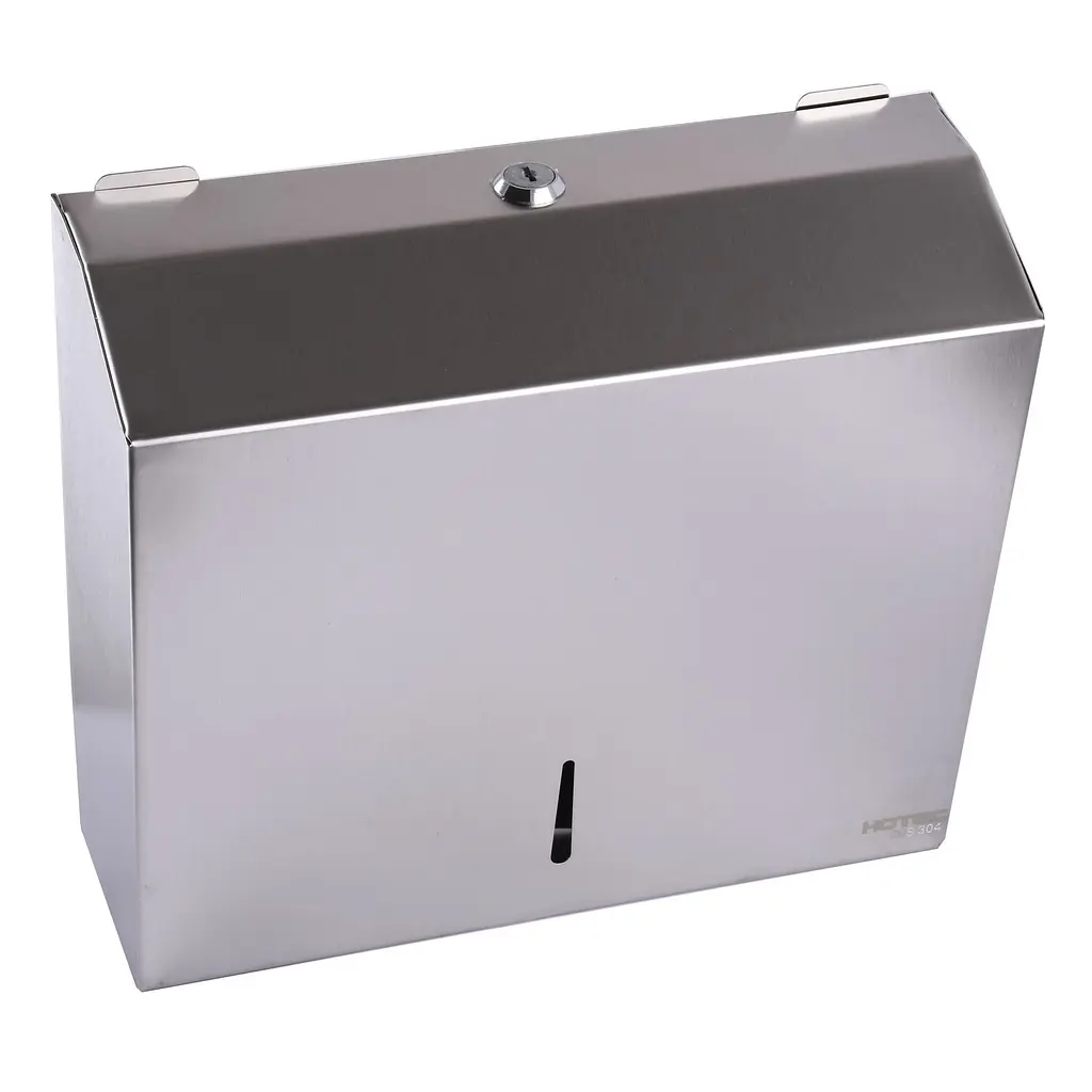 Диспенсер паперових рушників Hotec 14.102 Stainless Steel, Хром матовый - фото 4
