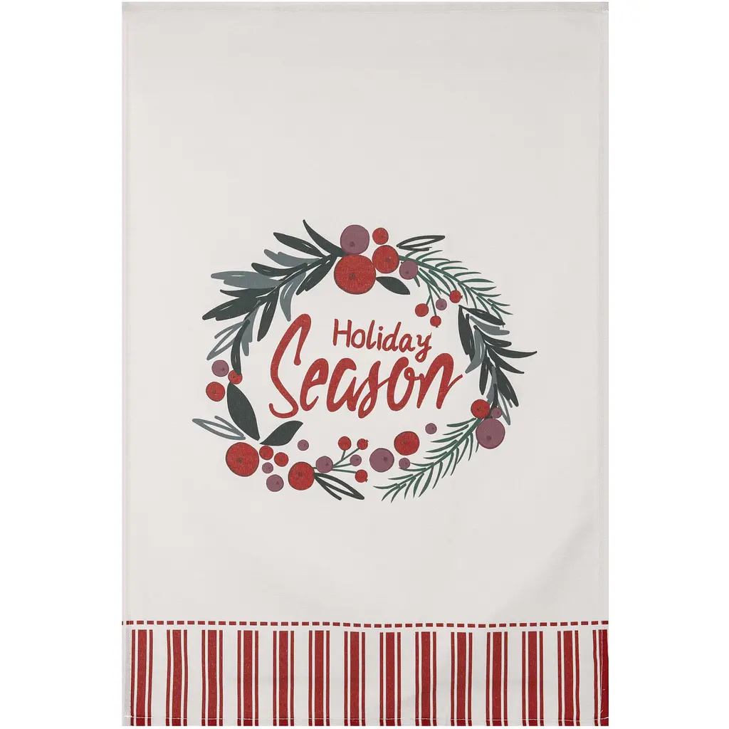 Набор полотенец Ardesto Happy Holidays 45х65 см 2 шт. красно-белый (ART4565HRS) - фото 2